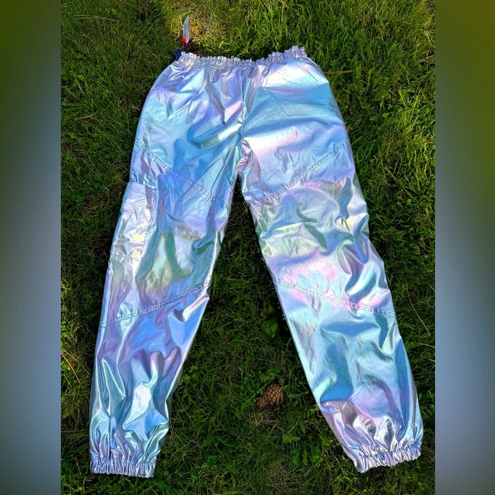 Holographic Kids Jogger Pants - Picture 2 of 15
